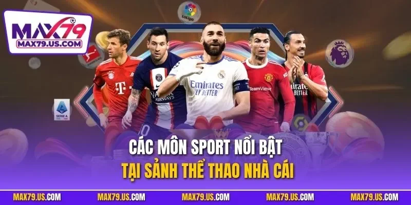 Các môn sport nổi bật tại sảnh thể thao nhà cái